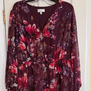 Signature by Robbie Bee Floral Maxi Dress – Size 18W – New With Tags